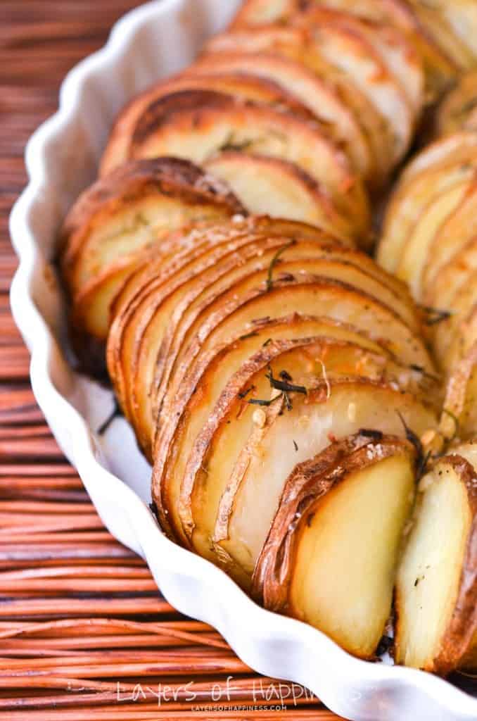 Baked Sliced Potato