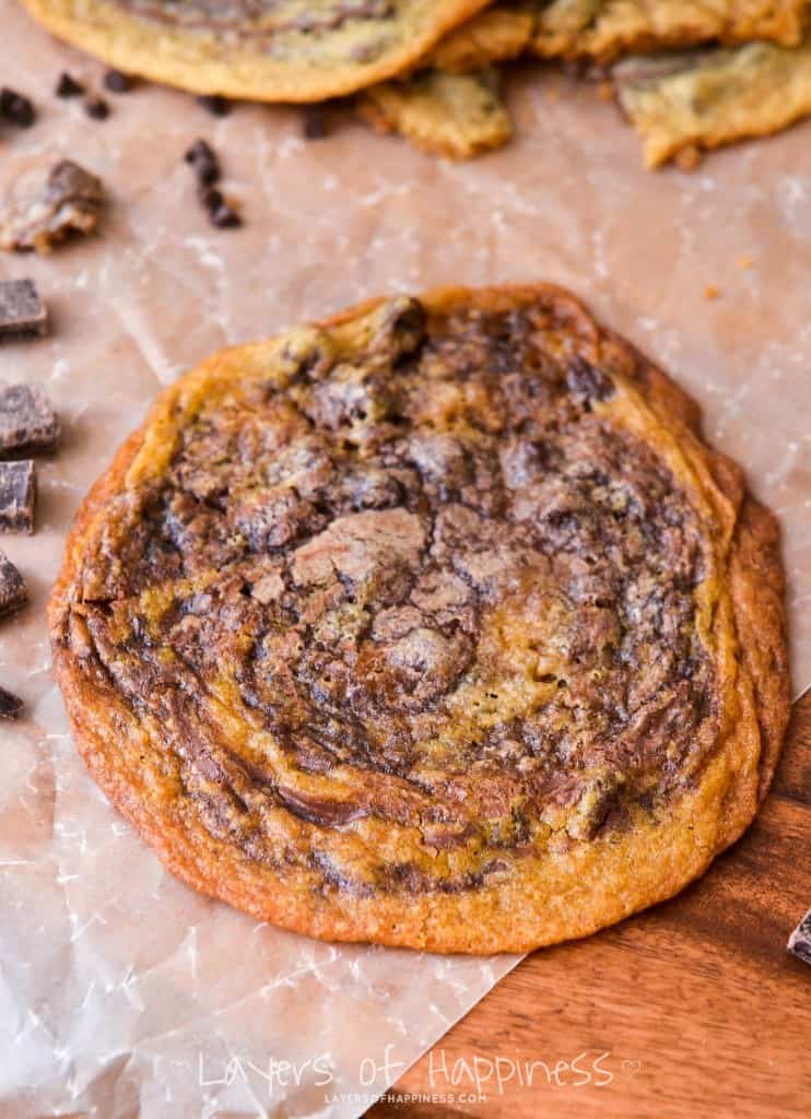 Chewy Bakery-Style Chocolate Chip Swirl Cookies-2