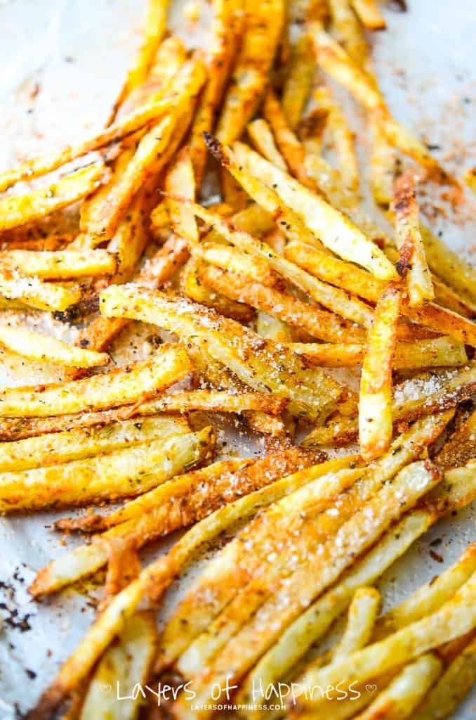 Extra Crispy Oven Baked Fries