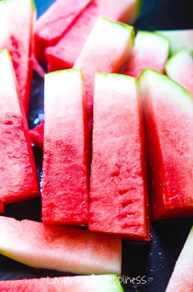 How to Perfectly Cut Watermelon Strips