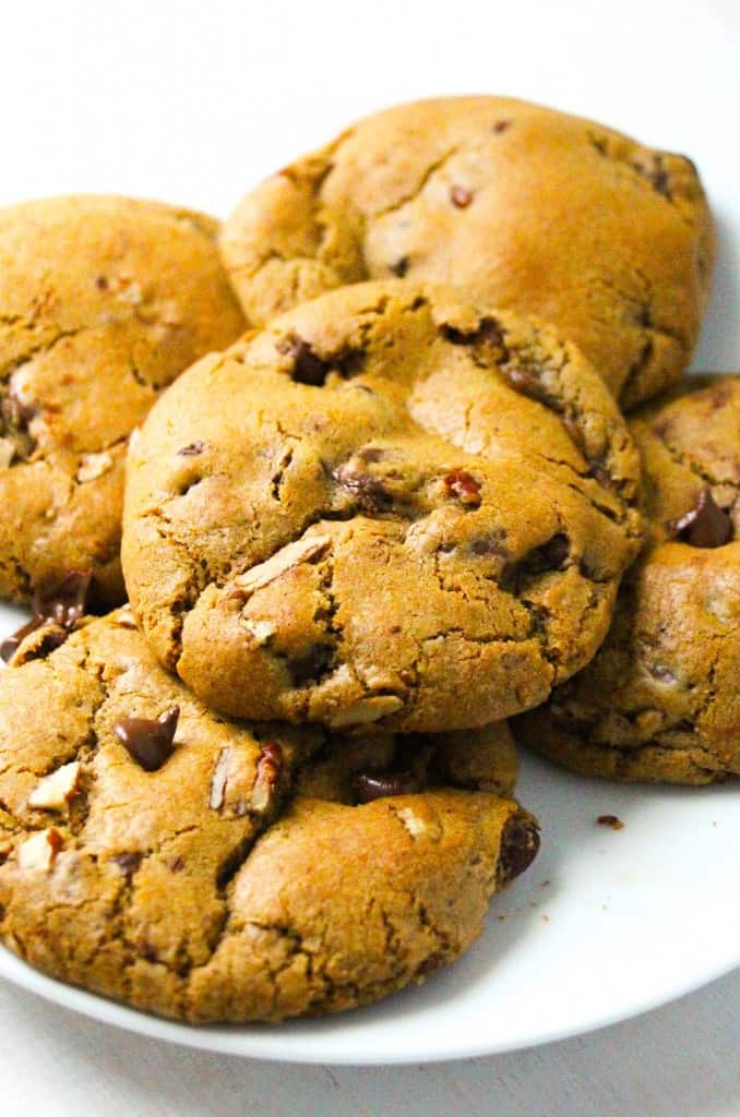 Pumpkin Chocolate Chip Cookies with Nutella Stuffing | Sweet Treats to Bake This Fall