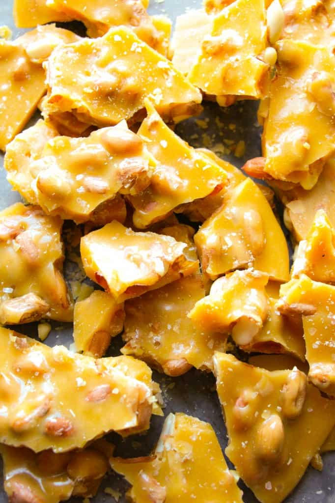 Easy Homemade Sea Salt Peanut Brittle Layers of Happiness