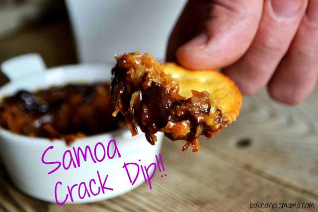 samoa crack dip with ritz