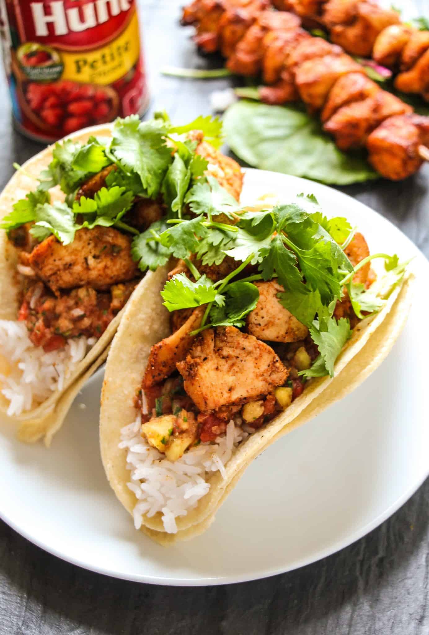 30-Minute Cajun Chicken Tacos with Sweet & Spicy Tomato Salsa - Layers