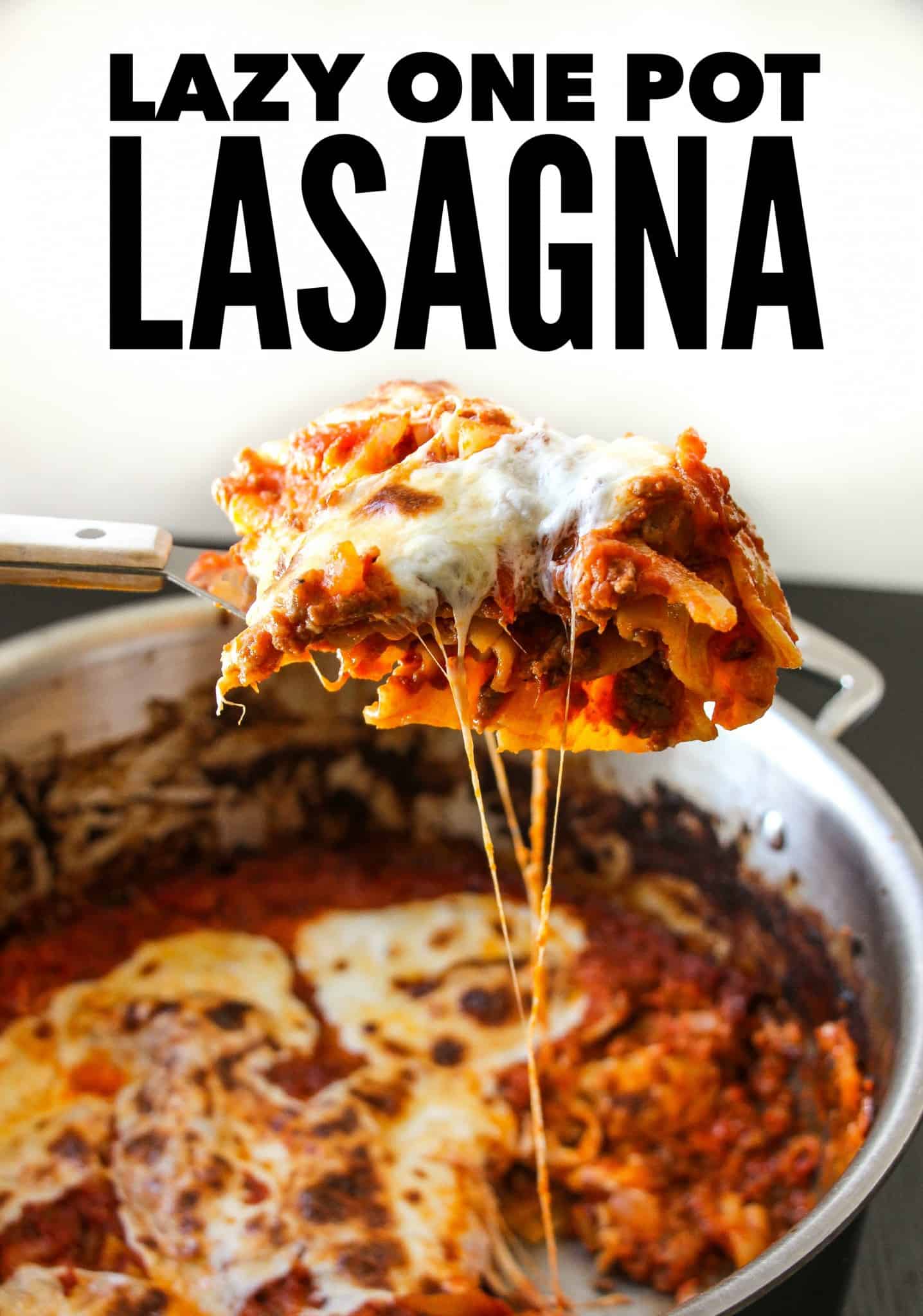 Lazy One Pot Lasagna Layers Of Happiness