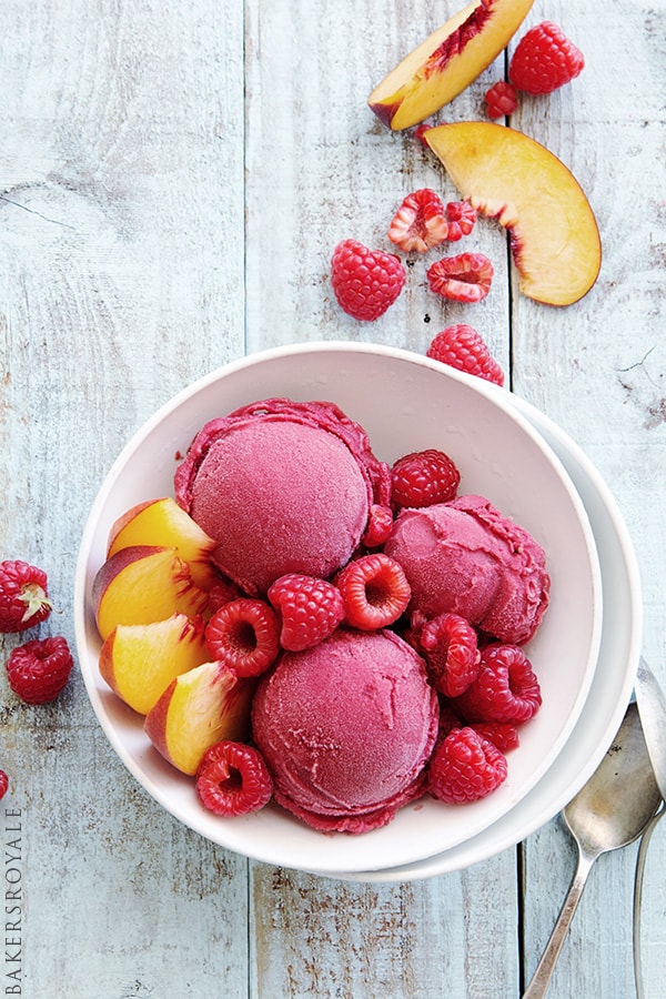 Raspberry-and-Peach-Sorbet-via-Bakers-Royale
