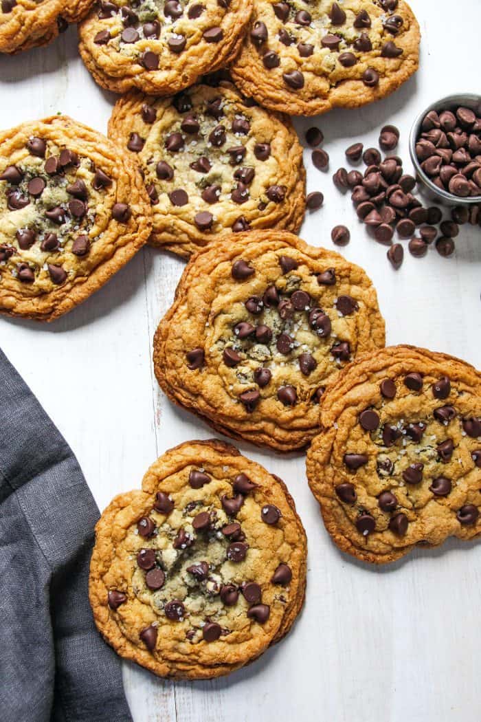 The Best Chewy Chocolate Chip Cookies No Mixer Layers Of Happiness
