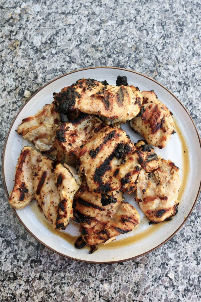 Easy Grilled Chicken Marinade on a plate