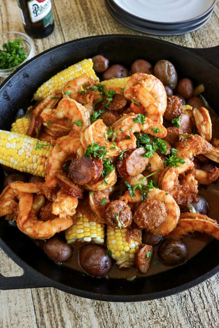 Shrimp boil in the oven