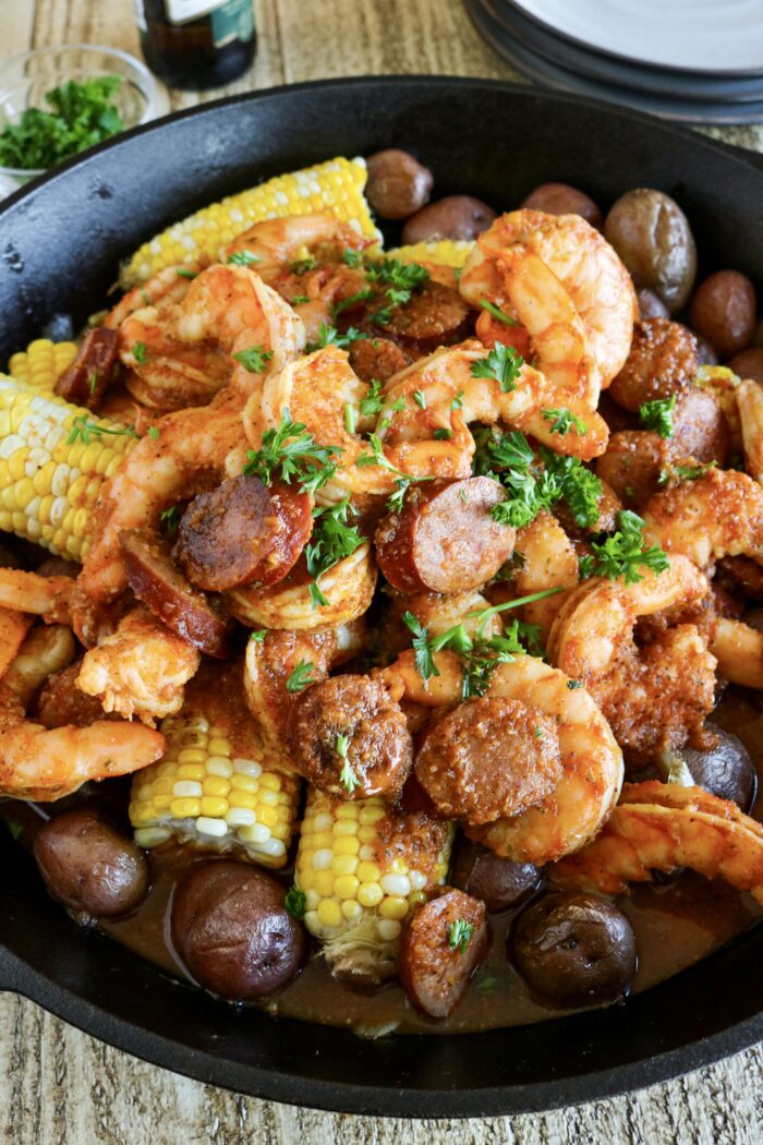 Shrimp boil in the oven