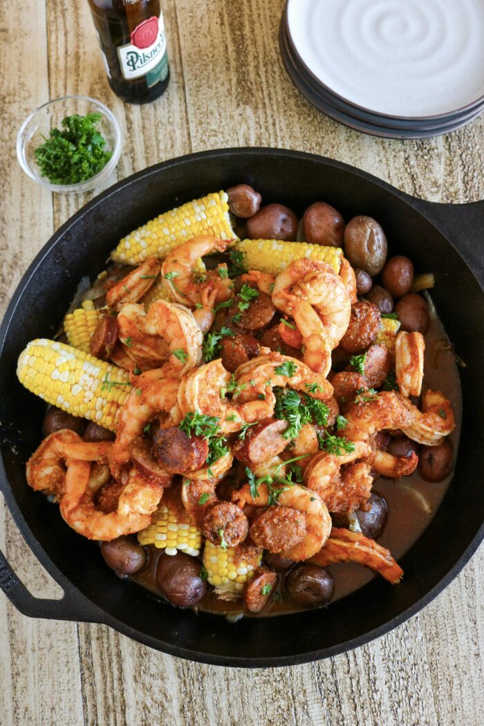 Shrimp boil in the oven