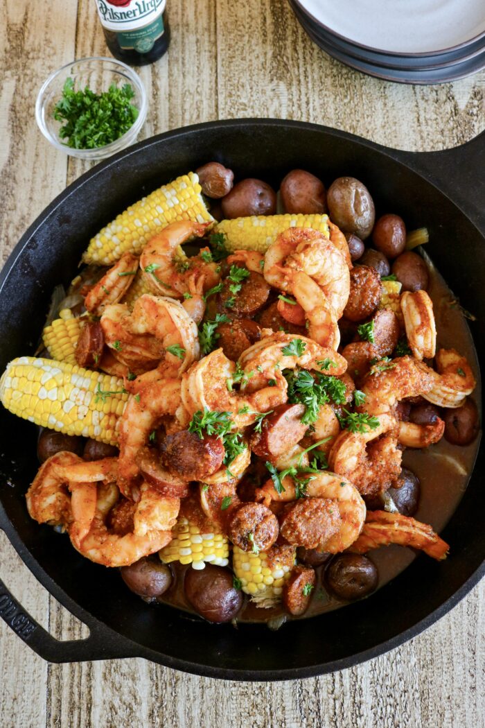 Shrimp boil in the oven