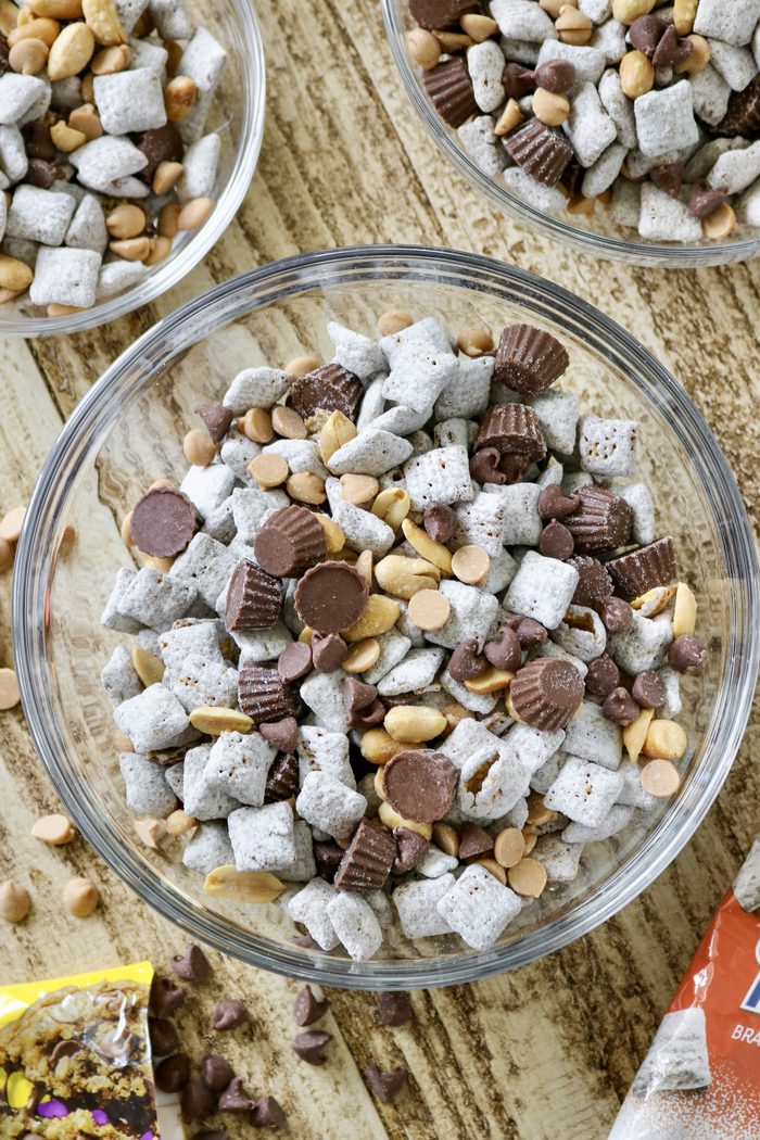Loaded Puppy Chow Muddy Buddies Recipe